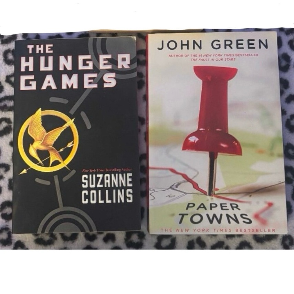 Bundle of Bestselling Books - Paper Towns and The Hunger Games